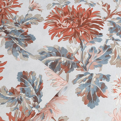 Maryam Wallpaper - Crimson - Laura Ashley - 114912 - Premier Wallcovering