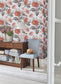 Maryam Wallpaper - Crimson - Laura Ashley - 114912 - Premier Wallcovering