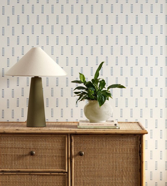 Matchsticks Wallpaper - Denim - Scion - NSCW113281