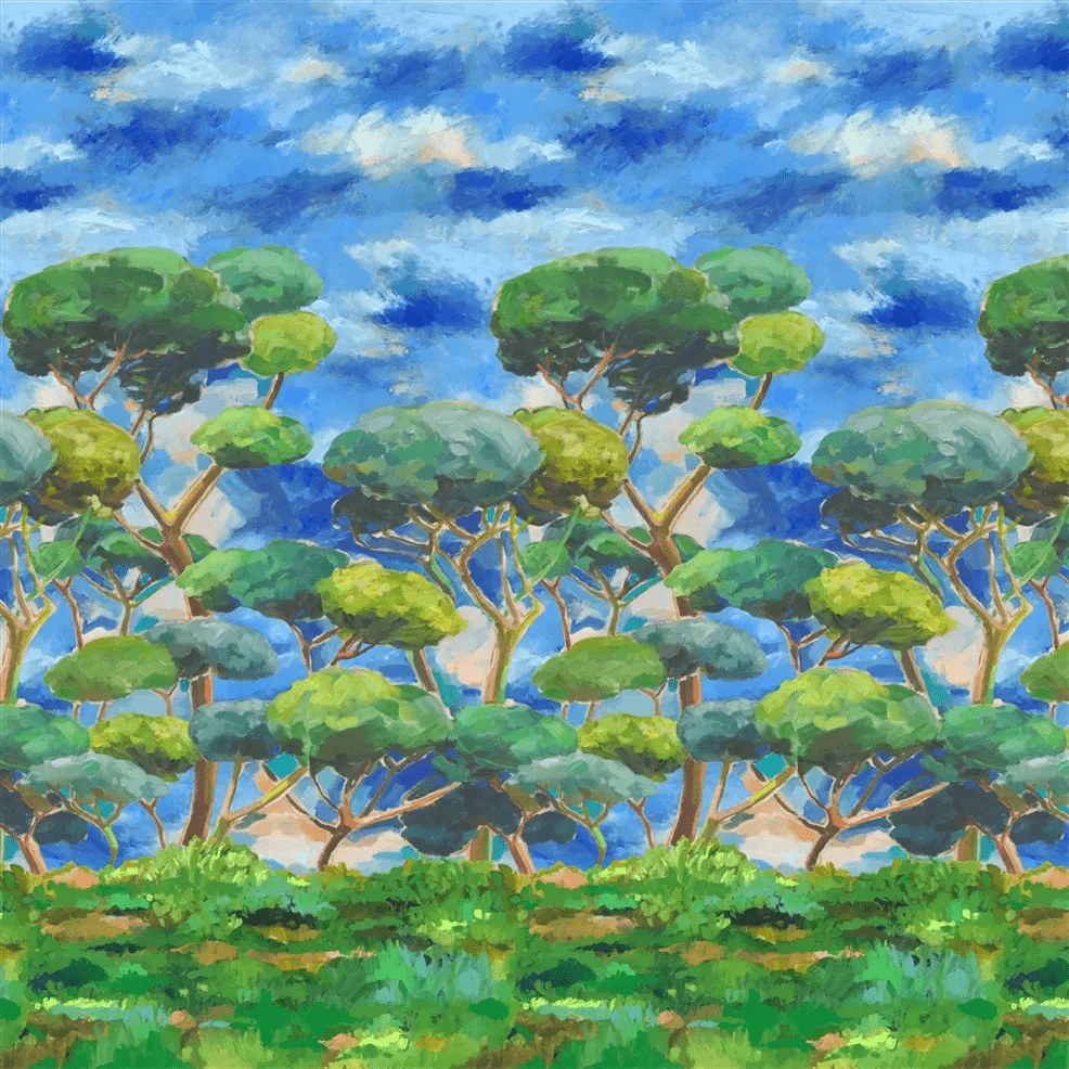 Matsu Wallpaper - Cobalt - PDG1202/01 - Designers Guild