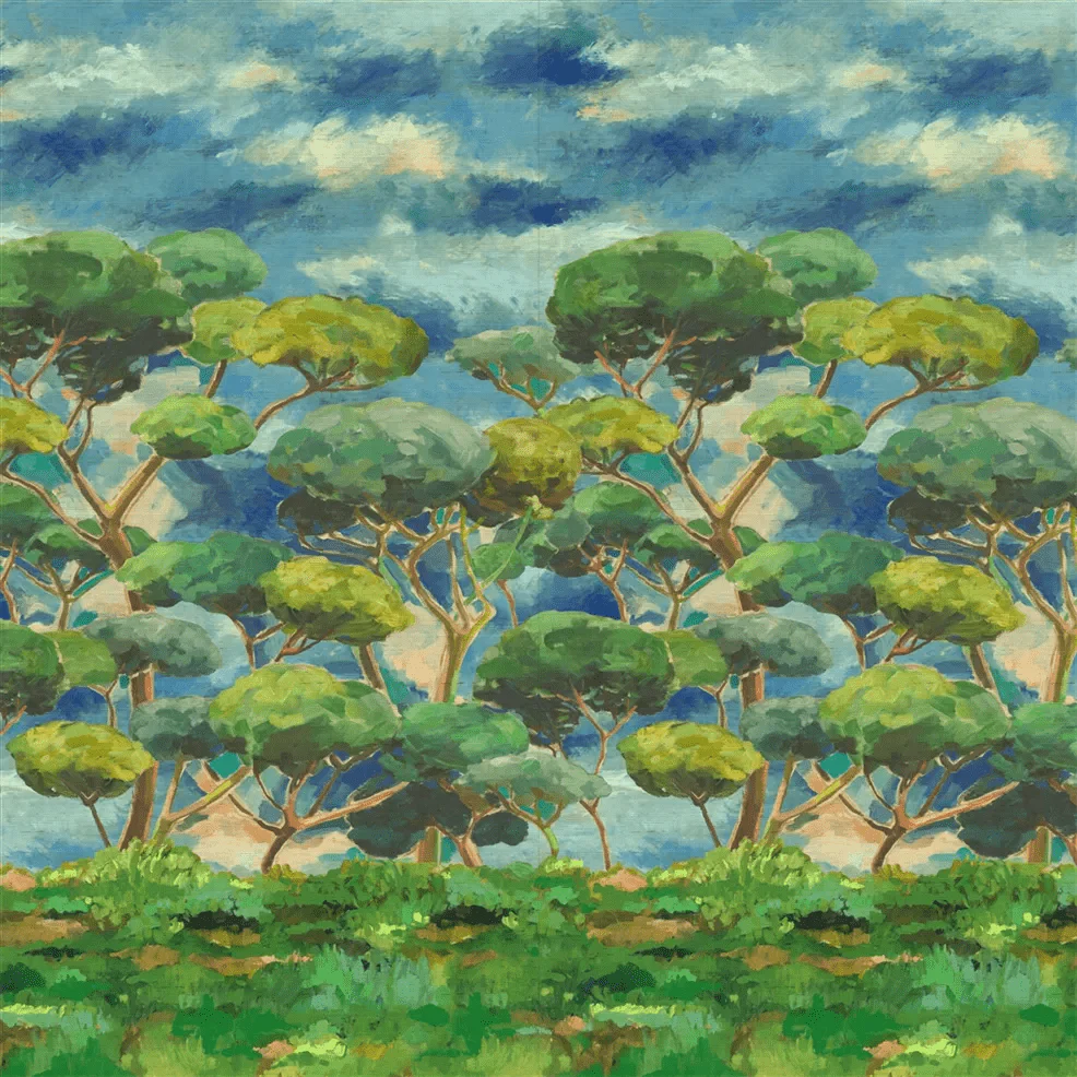 Matsu Wallpaper - Cobalt - PDG1207/01 - Designers Guild