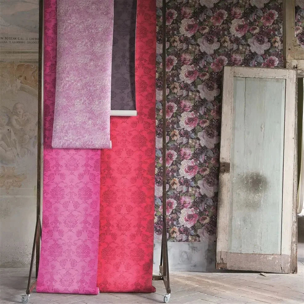 Mattiazzo Wallpaper - Damson - PDG642/01 - Designers Guild