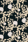 McGegan Rose Wallpaper - Neutrals on Black - Timorous Beasties - HS/MCG/SMM/03 - Premier Wallcovering