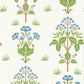 Meadow Sweet Wallpaper - Cobalt/Grass green - 217368 - Morris & Co - Premier Wallcovering