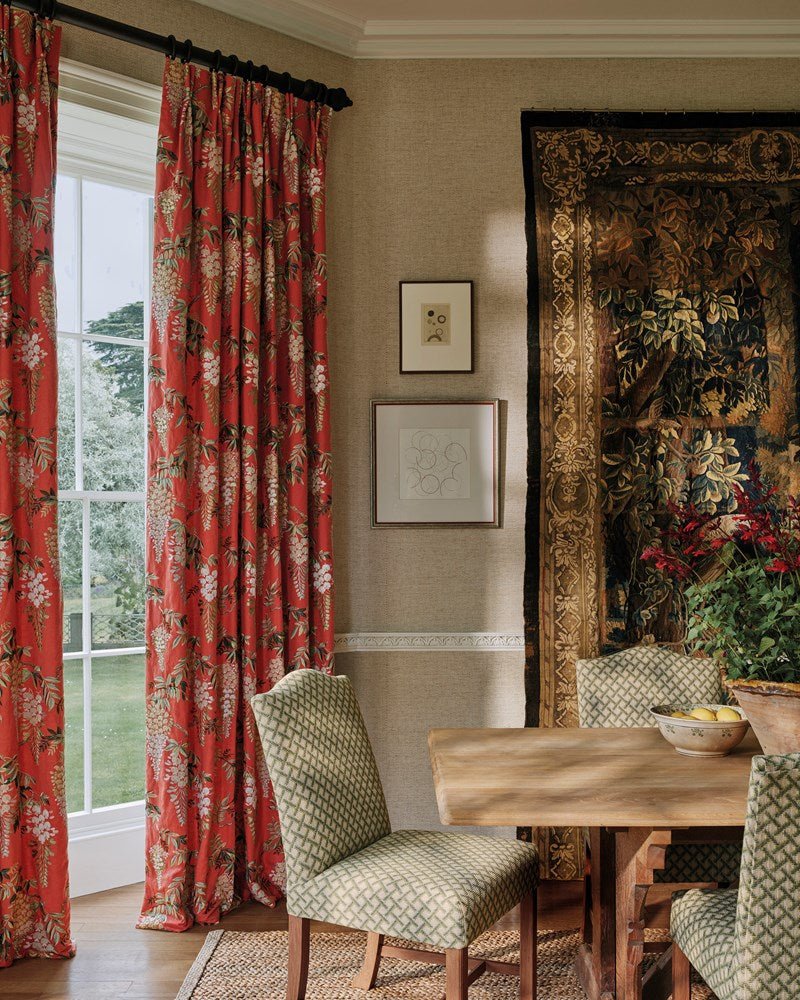 Mecox Wallpaper - Blue - Colefax & Fowler - 20283 - 02 - Premier Wallcovering