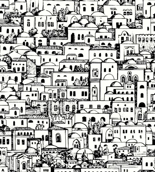 Mediterranea Wallpaper - White & Black - 114/19039 - Cole & Son - Premier Wallcovering