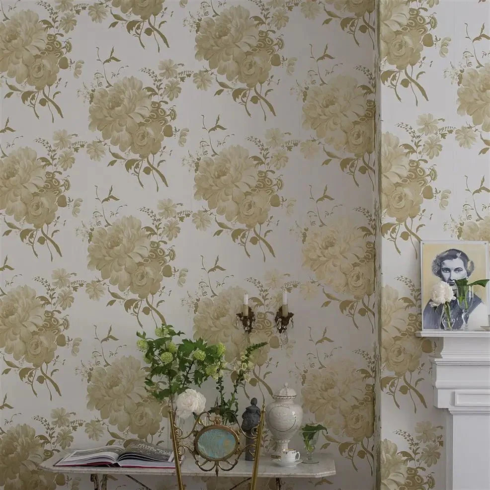 Mehsama Wallpaper - Oyster - P574/02 - Designers Guild
