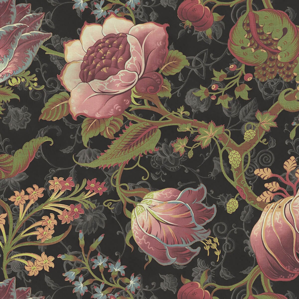 Meliora Wallpaper - Noir - House of Hackney - 1-WA-MEL-DI-NOI-XXX