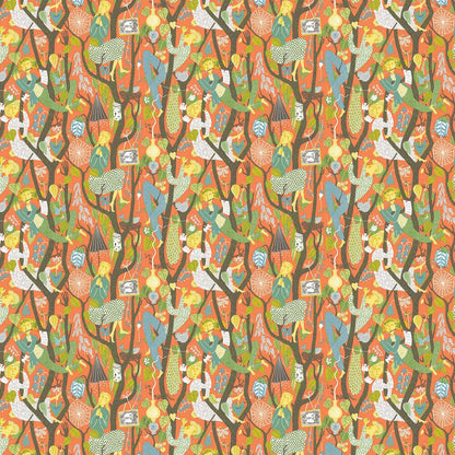 Melodi Wallpaper - Orange - Boråstapeter - 1755 - Premier Wallcovering