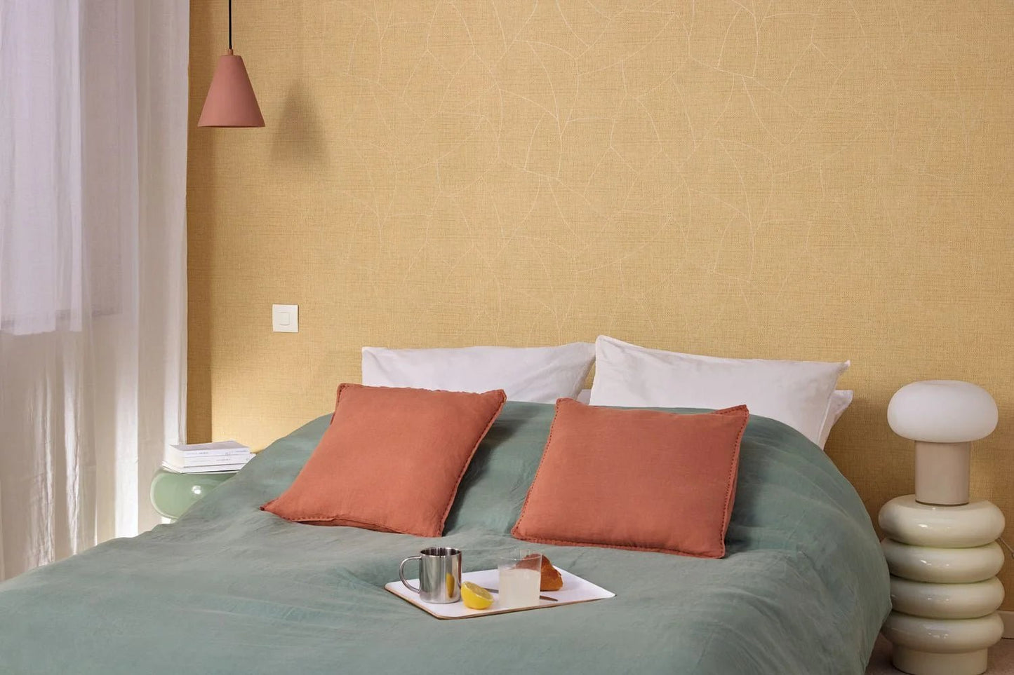 Melody Wallpaper - Beige - Caselio - 107022034