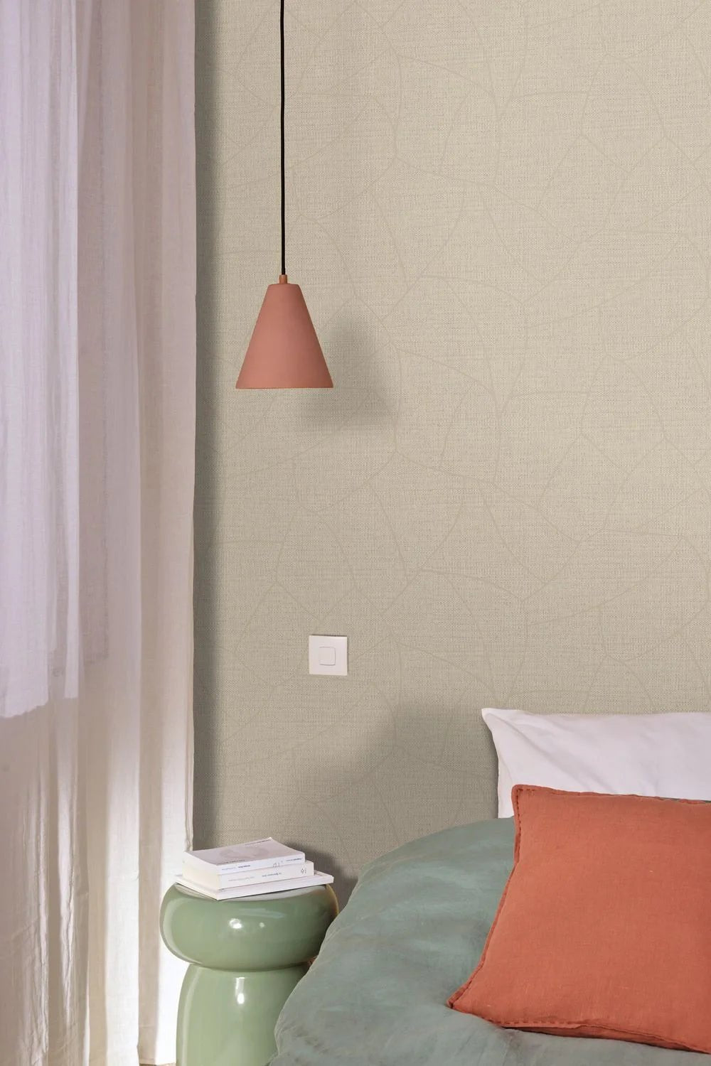 Melody Wallpaper - Taupe - Caselio - 107021127