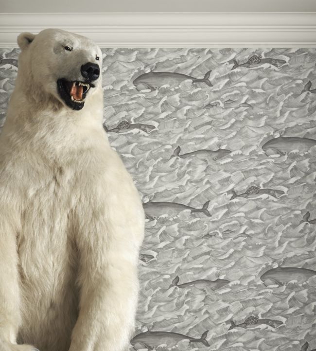 Melville Wallpaper - Stone & Soft Olive - 103/1001 - Cole & Son - Premier Wallcovering