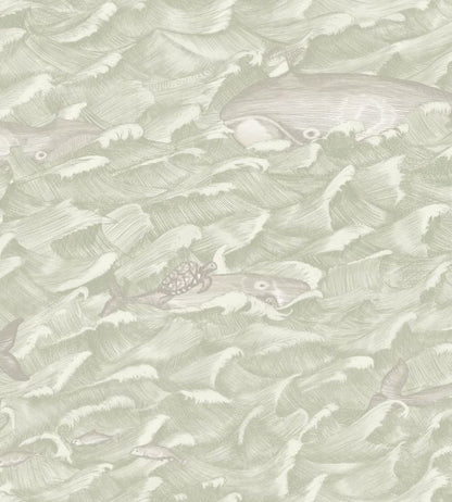 Melville Wallpaper - Stone & Soft Olive - 103/1001 - Cole & Son - Premier Wallcovering