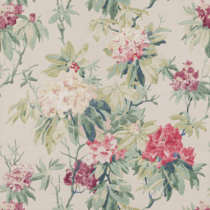 Mereworth Wallpaper - Pink/Forest - Colefax & Fowler - W7006 - 01 - Premier Wallcovering