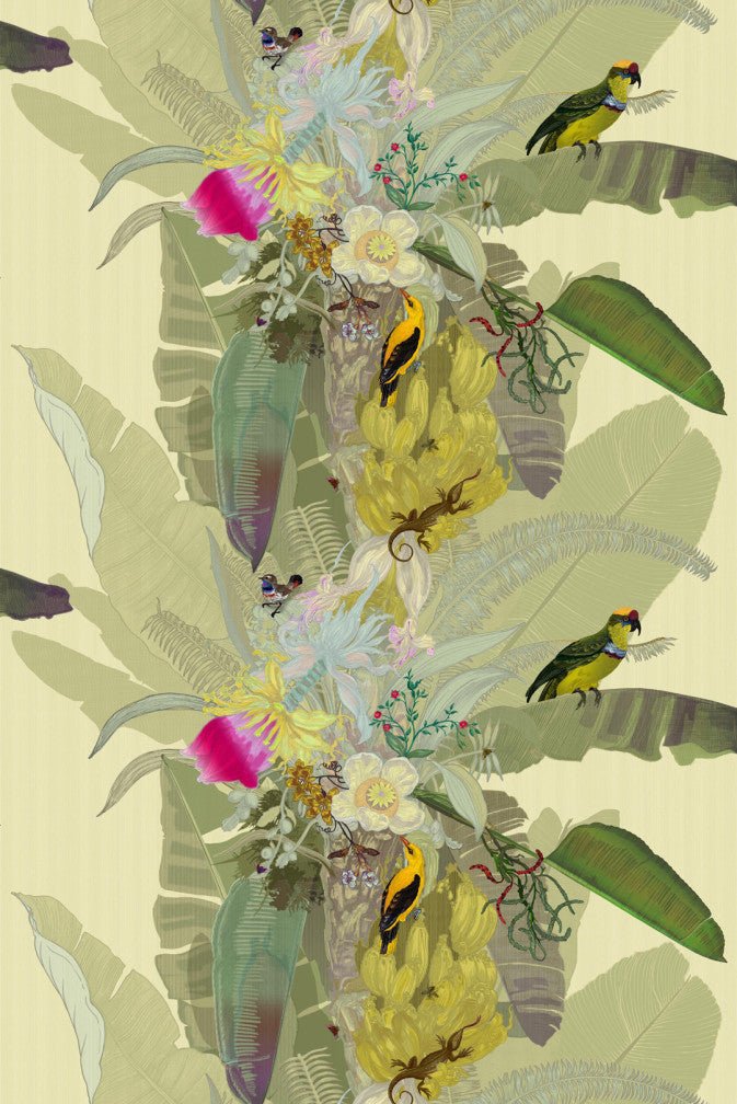 Merian Palm Superwide Wallpaper - Original - Timorous Beasties - SWP/MER/IVY/01 - Premier Wallcovering
