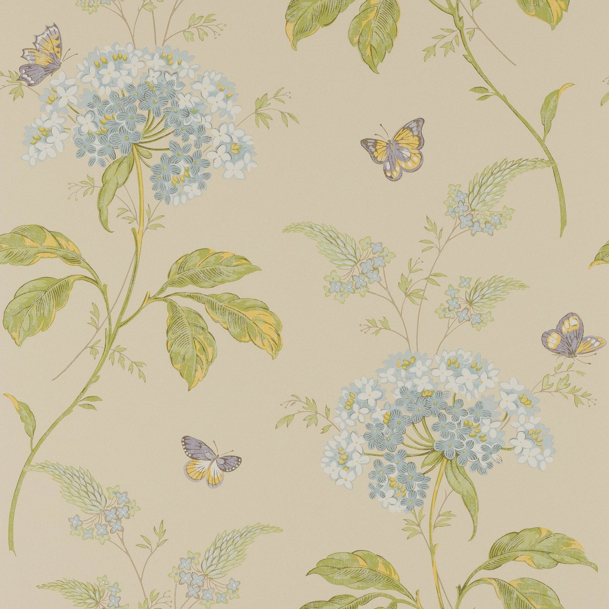 Messina Wallpaper - Blue/Green - Colefax & Fowler - 07132/05 - Premier Wallcovering