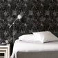 Metallic FX Concrete Wallpaper - Black / Silver - Galerie - W78223 - Premier Wallcovering