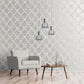 Metallic FX Damask Wallpaper - Silver - Galerie - W78226 - Premier Wallcovering