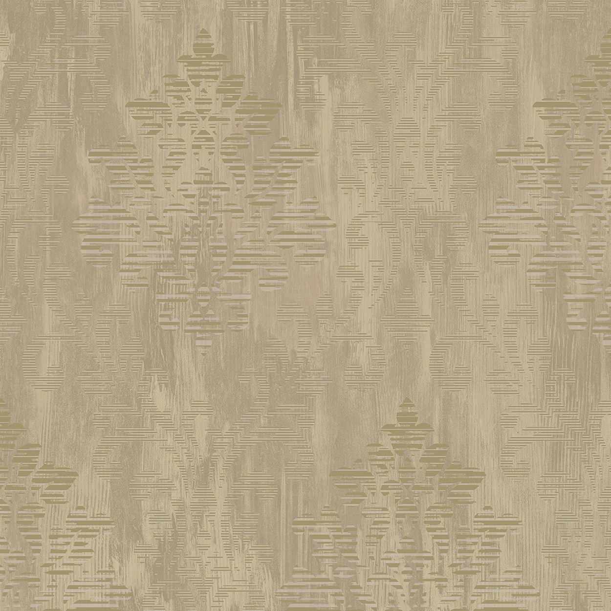 Metallic FX Rustic Damask Wallpaper - Deep Gold - Galerie - W78178 - Premier Wallcovering