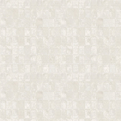Metallic FX Tile Wallpaper - Pearl - Galerie - W78211 - Premier Wallcovering