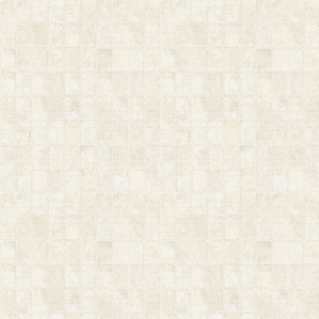 Metallic FX Tile Wallpaper - Cream - Galerie - W78212 - Premier Wallcovering