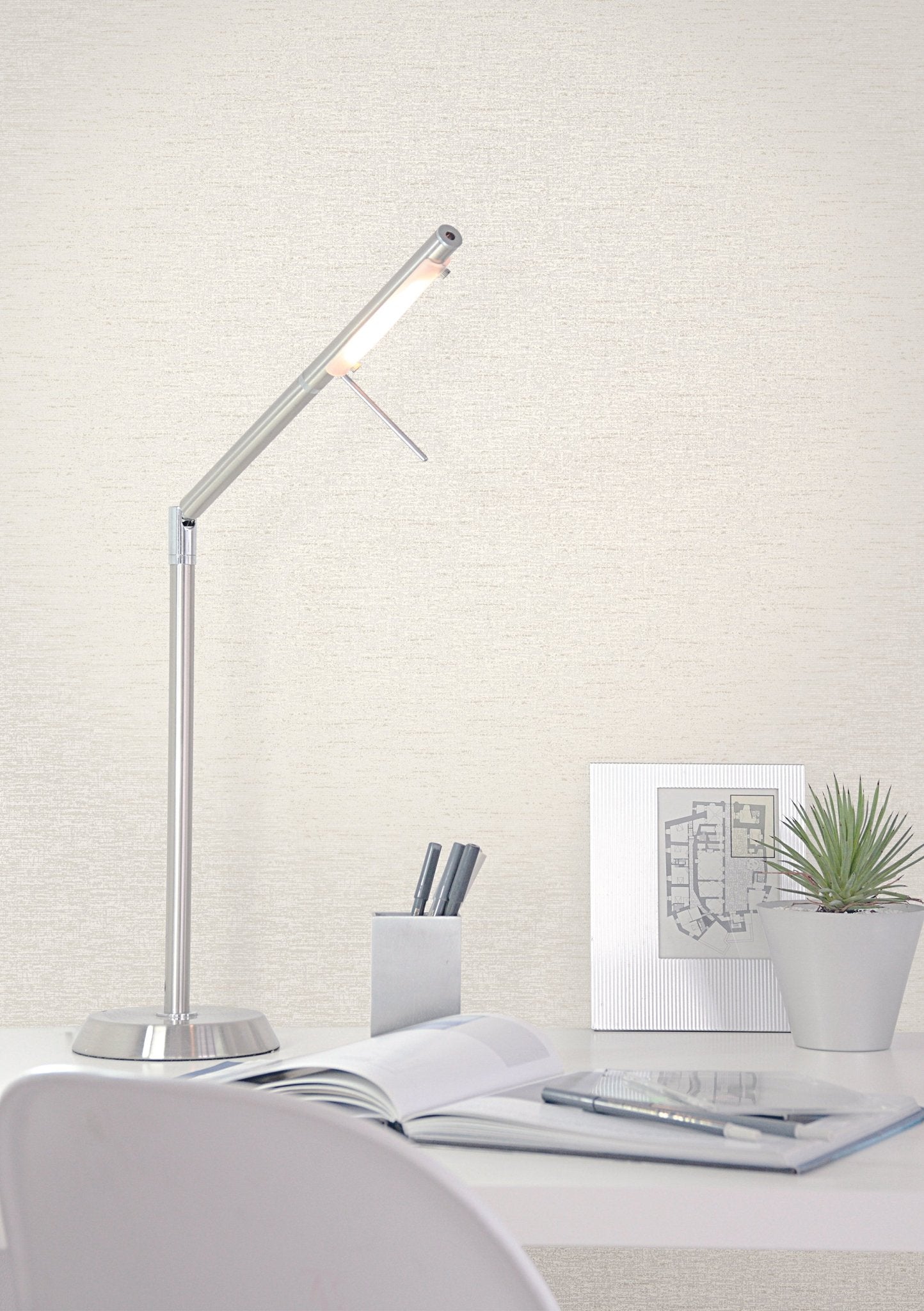 Metallic FX Weave Wallpaper - Cream - Galerie - W78209 - Premier Wallcovering