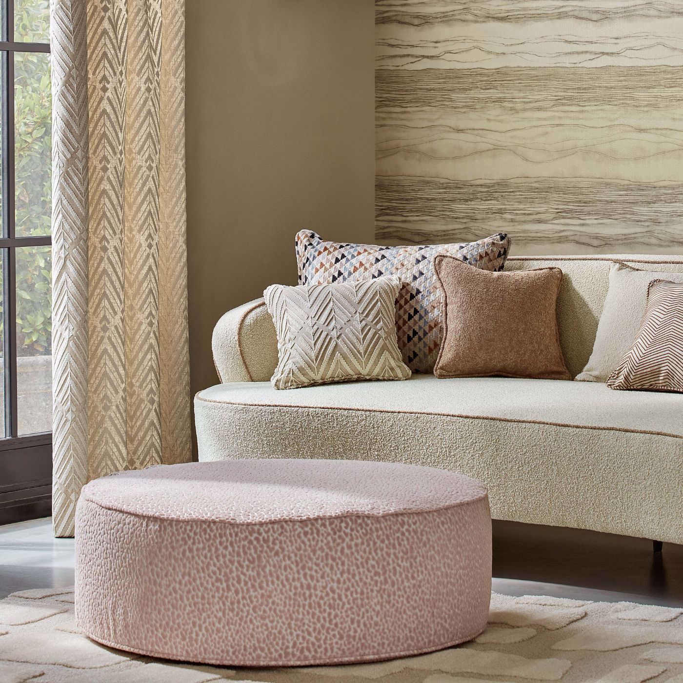Metamorphic Wallpaper - Taupe/Linen - Harlequin - HRWT113101