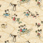 Mickey At The Farm Wallpaper - Butterscotch - DDIW217267 - Sanderson