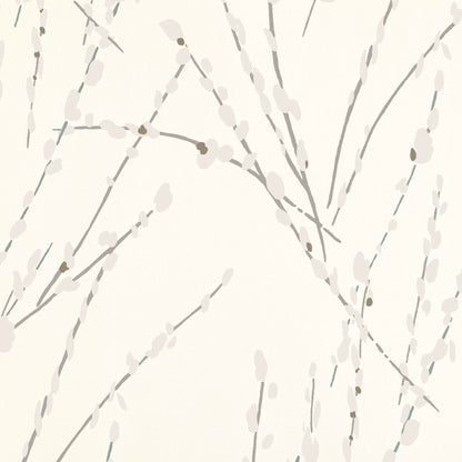 Mikado Wallpaper - Ivory - Romo - Floris - W406/01 - Premier Wallcovering