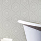 Milcombe Wallpaper - Silver - Sanderson - DLMW216879