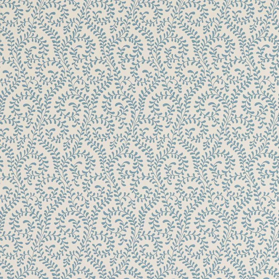 Millie Wallpaper - Blue - J185W - 01 - Jane Churchill