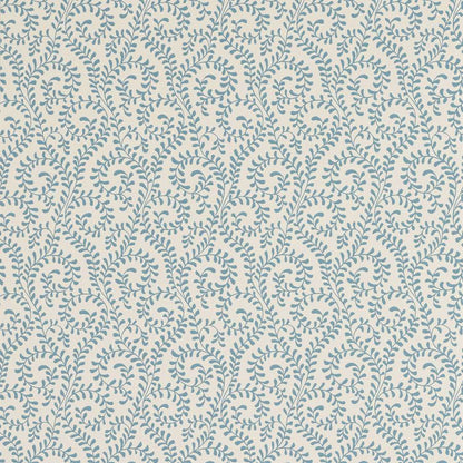 Millie Wallpaper - Blue - J185W - 01 - Jane Churchill