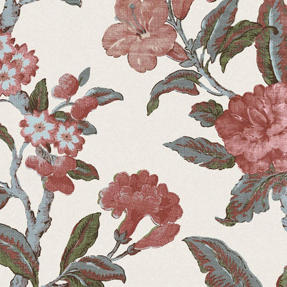 Minera Wallpaper - Crimson Red - Laura Ashley - 118488 - Premier Wallcovering