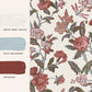 Minera Wallpaper - Crimson Red - Laura Ashley - 118488 - Premier Wallcovering