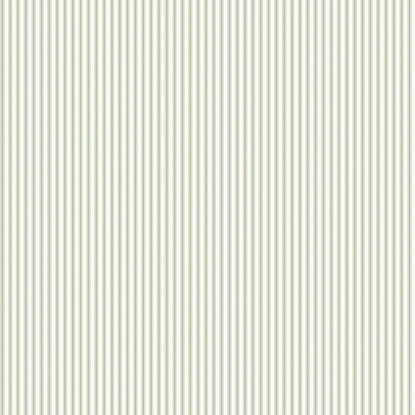 Miniatures 2 Double Stripe Wallpaper - Green / White - Galerie - G67928 - Premier Wallcovering