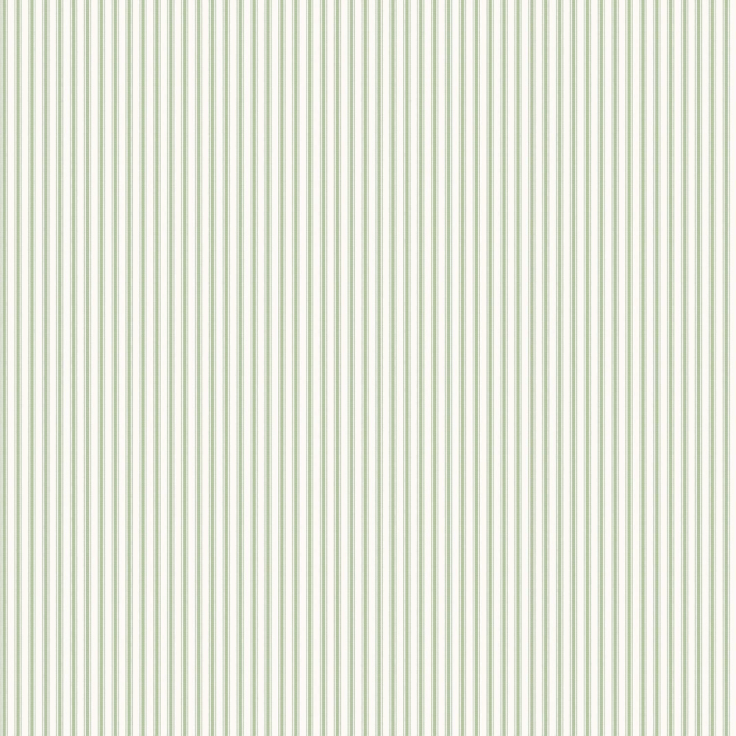 Miniatures 2 Double Stripe Wallpaper - Green / White - Galerie - G67928 - Premier Wallcovering
