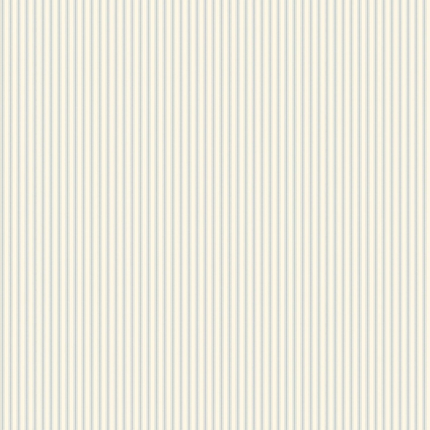 Miniatures 2 Double Stripe Wallpaper - Pale Blue / Cream - Galerie - G67929 - Premier Wallcovering