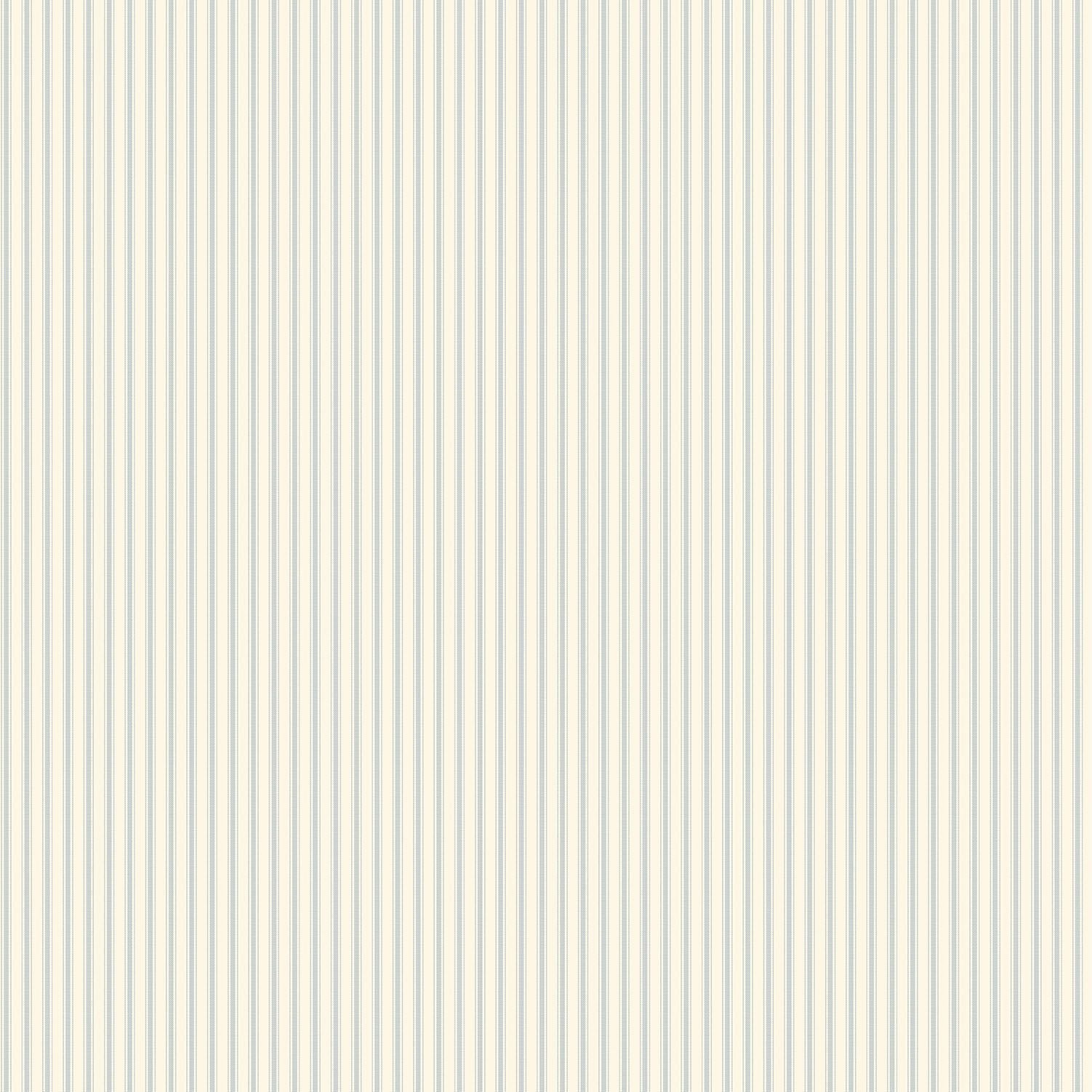 Miniatures 2 Double Stripe Wallpaper - Pale Blue / Cream - Galerie - G67929 - Premier Wallcovering
