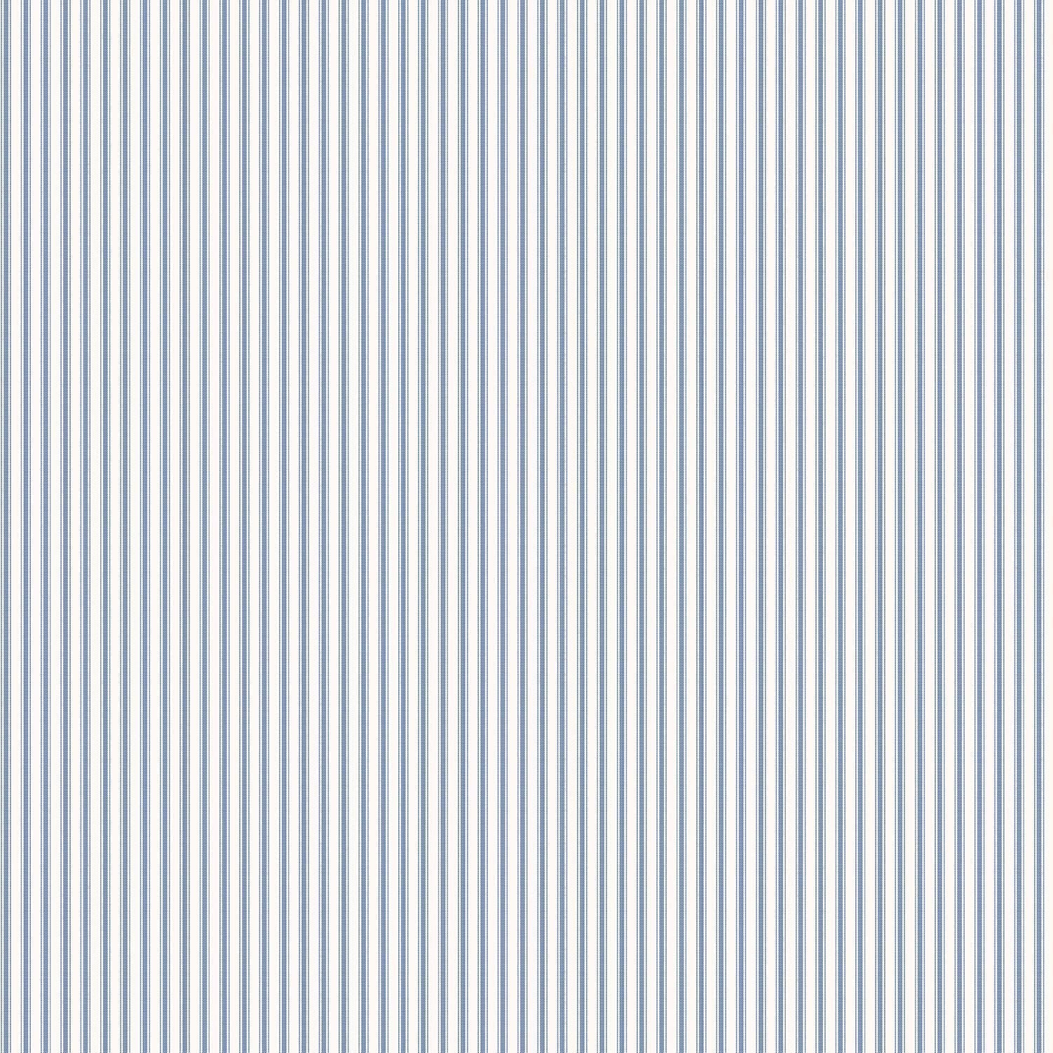 Miniatures 2 Double Stripe Wallpaper - Blue / White - Galerie - G67927 - Premier Wallcovering