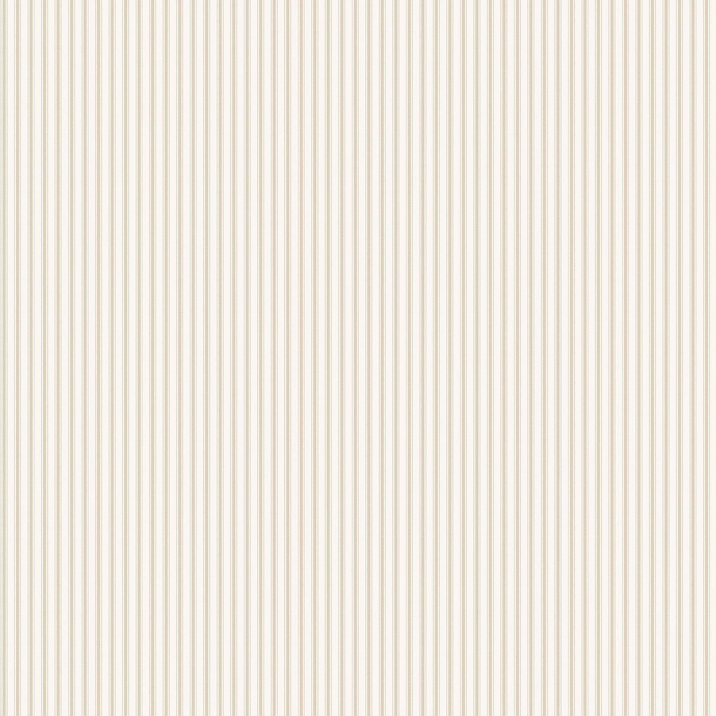 Miniatures 2 Double Stripe Wallpaper - Sheen Beige - Galerie - G67926 - Premier Wallcovering