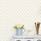 Miniatures 2 Geometric Trellis Wallpaper - Yellow / Green - Galerie - G67907 - Premier Wallcovering