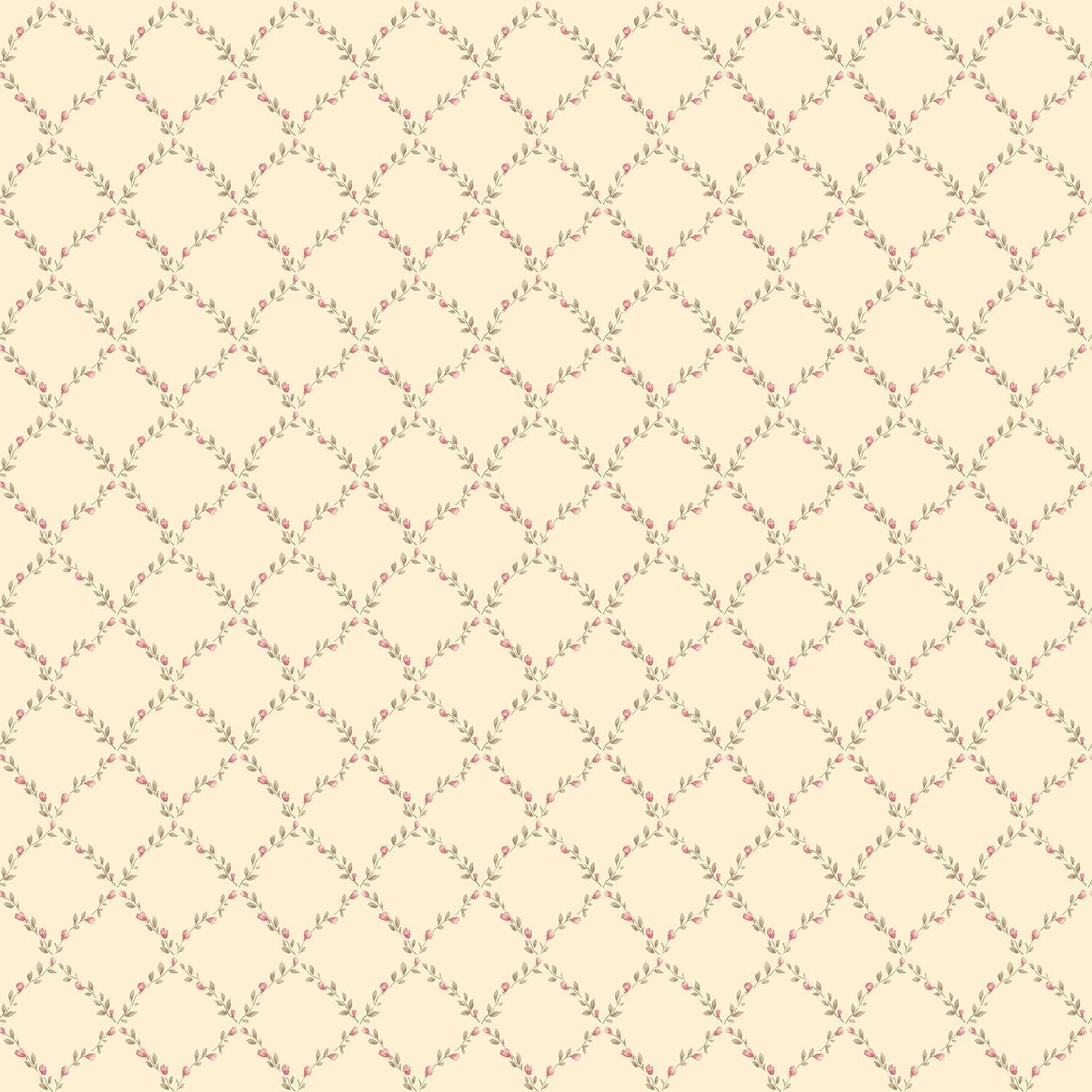 Miniatures 2 Geometric Trellis Wallpaper - Pink / Beige - Galerie - G67904 - Premier Wallcovering