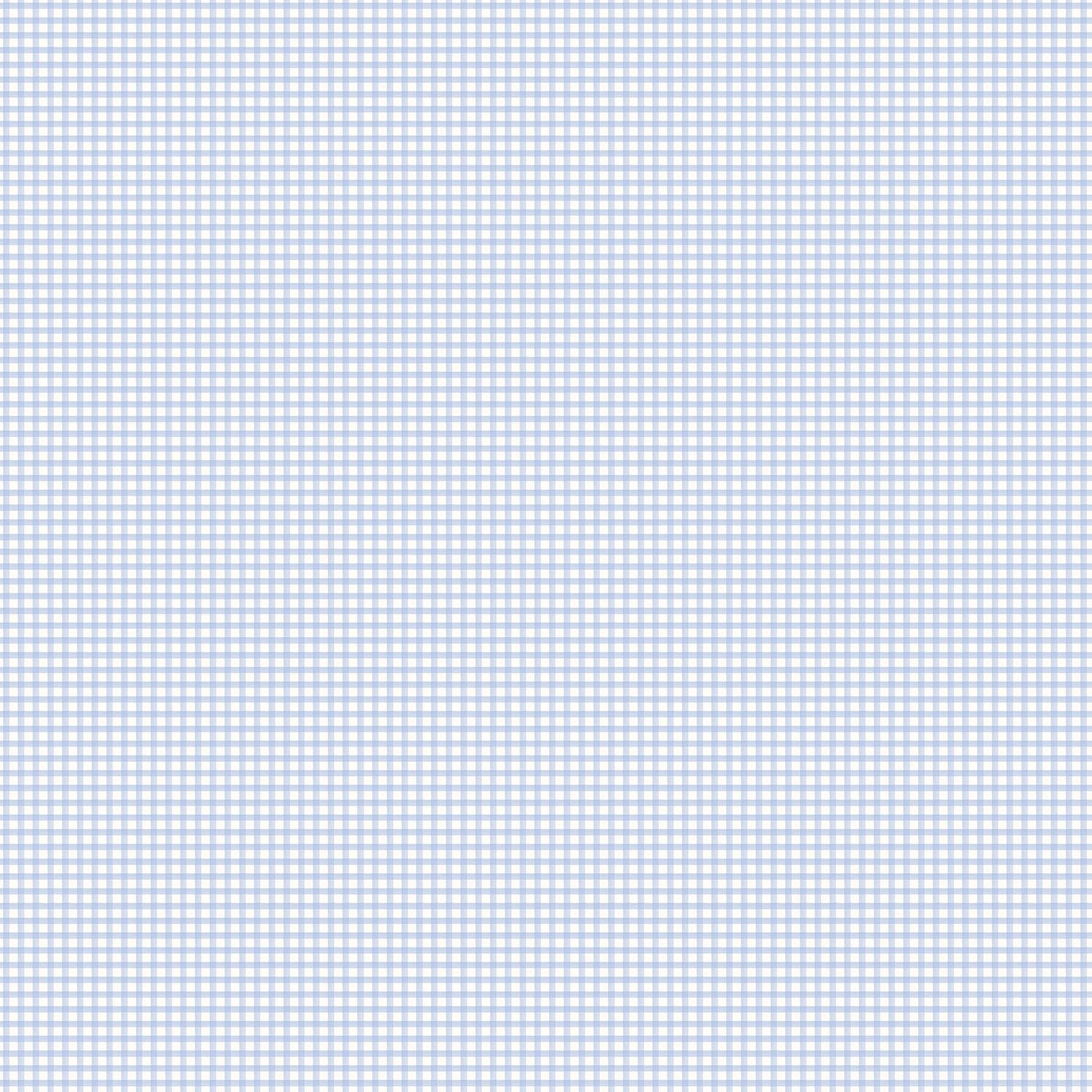 Miniatures 2 Gingham Wallpaper - Blue - Galerie - G67874 - Premier Wallcovering