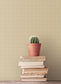 Miniatures 2 Gingham Wallpaper - Deep Cream - Galerie - G67876 - Premier Wallcovering