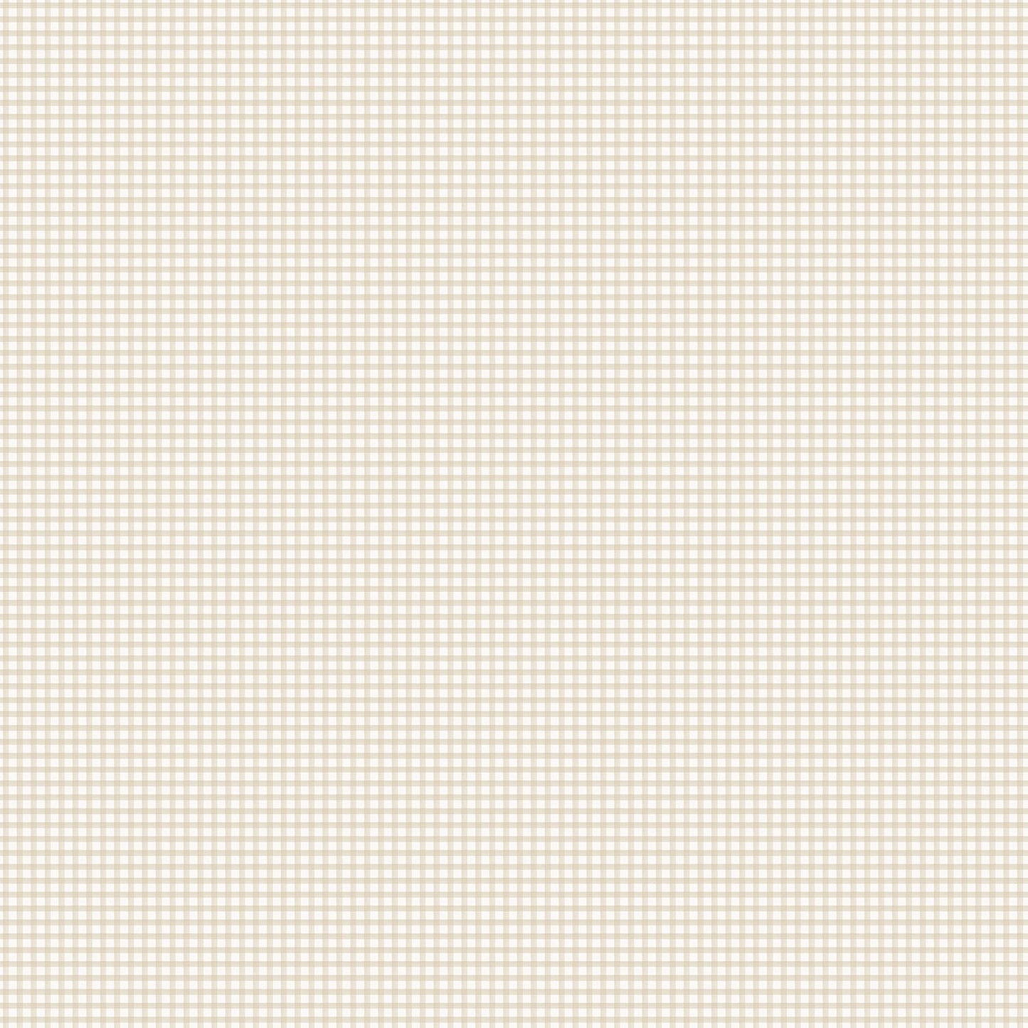 Miniatures 2 Gingham Wallpaper - Beige - Galerie - G67873 - Premier Wallcovering