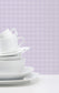 Miniatures 2 Gingham Wallpaper - Lilac - Galerie - G67877 - Premier Wallcovering