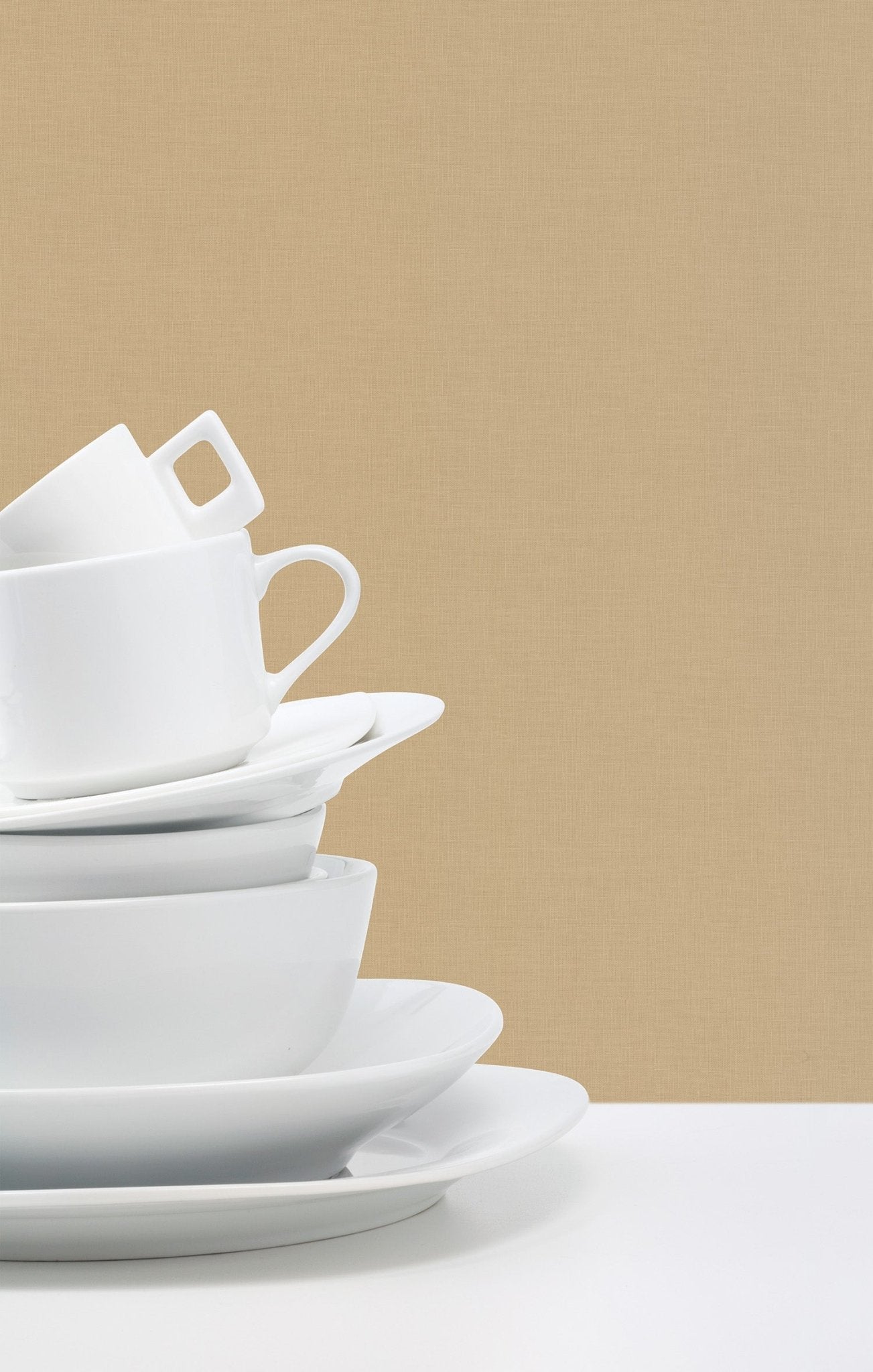 Miniatures 2 Plain Wallpaper - Beige - Galerie - G67886 - Premier Wallcovering