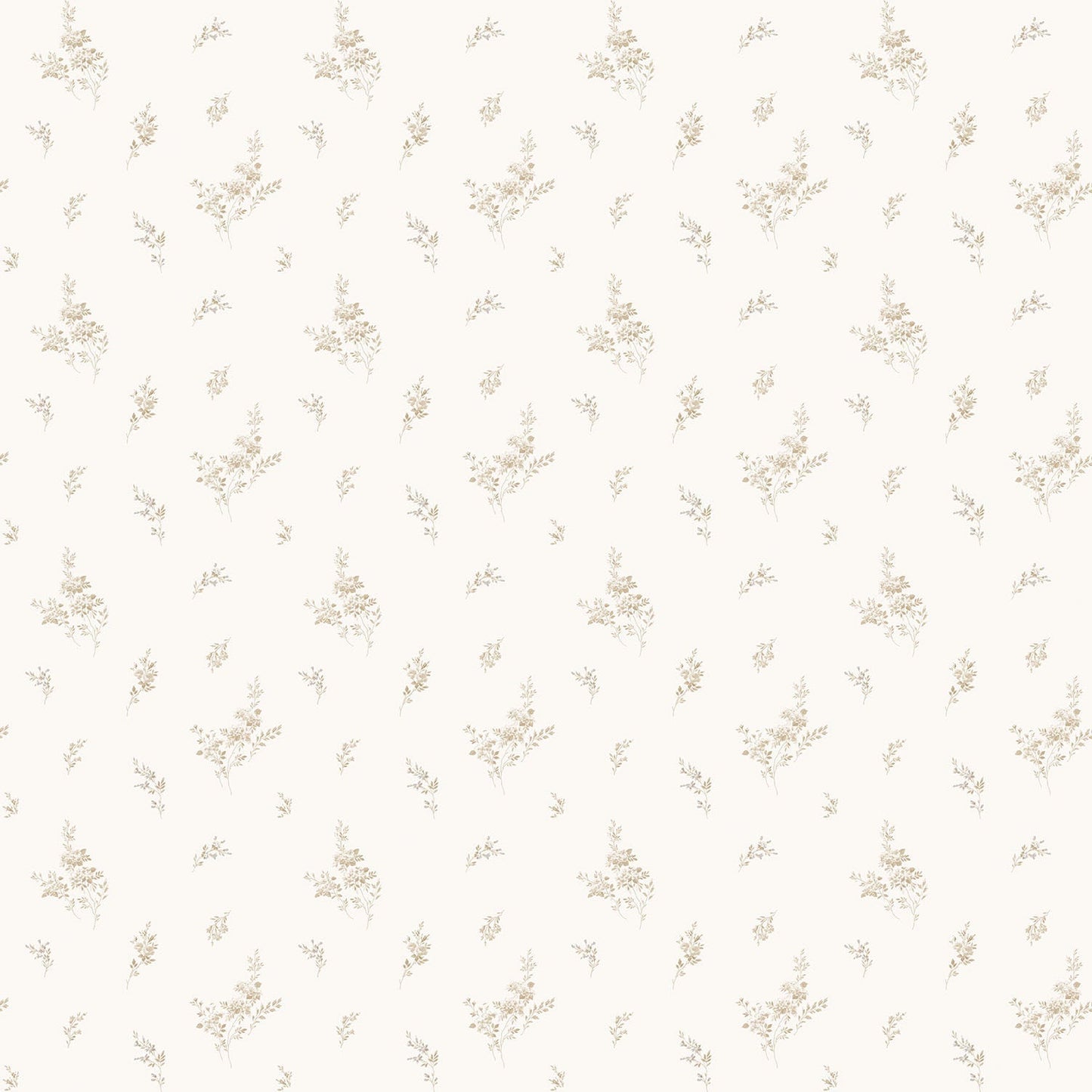 Miniatures 2 Rose Bouquets Wallpaper - Beige / White - Galerie - G67916 - Premier Wallcovering