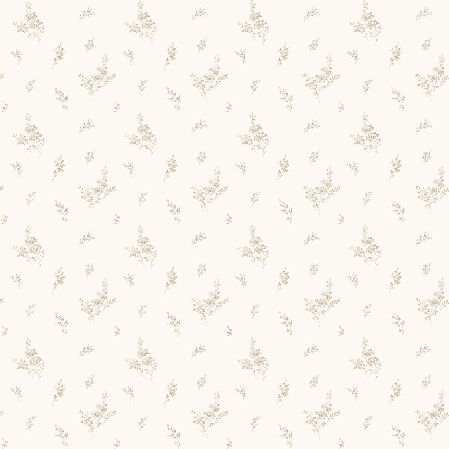 Miniatures 2 Rose Bouquets Wallpaper - Beige / White - Galerie - G67916 - Premier Wallcovering