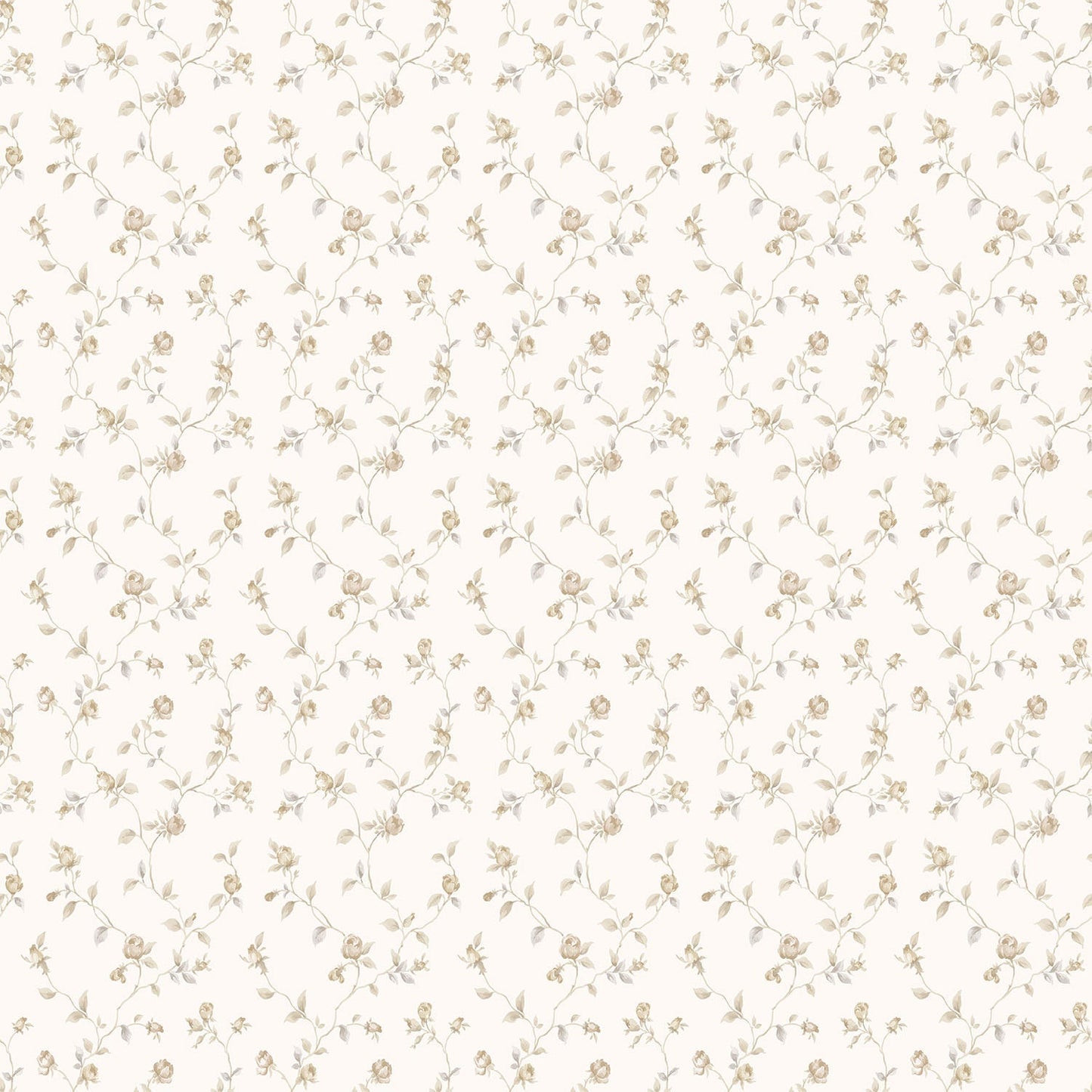 Miniatures 2 Rose Trellis Wallpaper - Beige - Galerie - G67933 - Premier Wallcovering